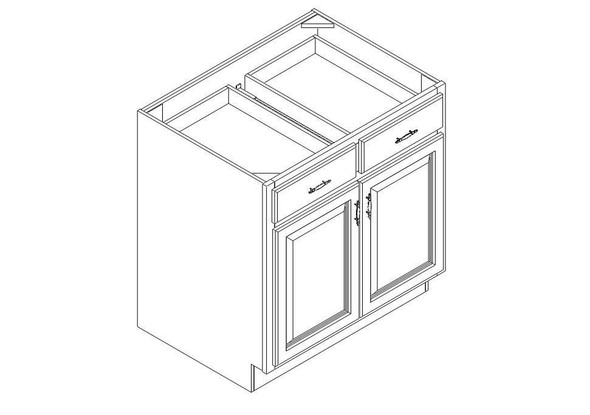 Base Cabinet 33" right view